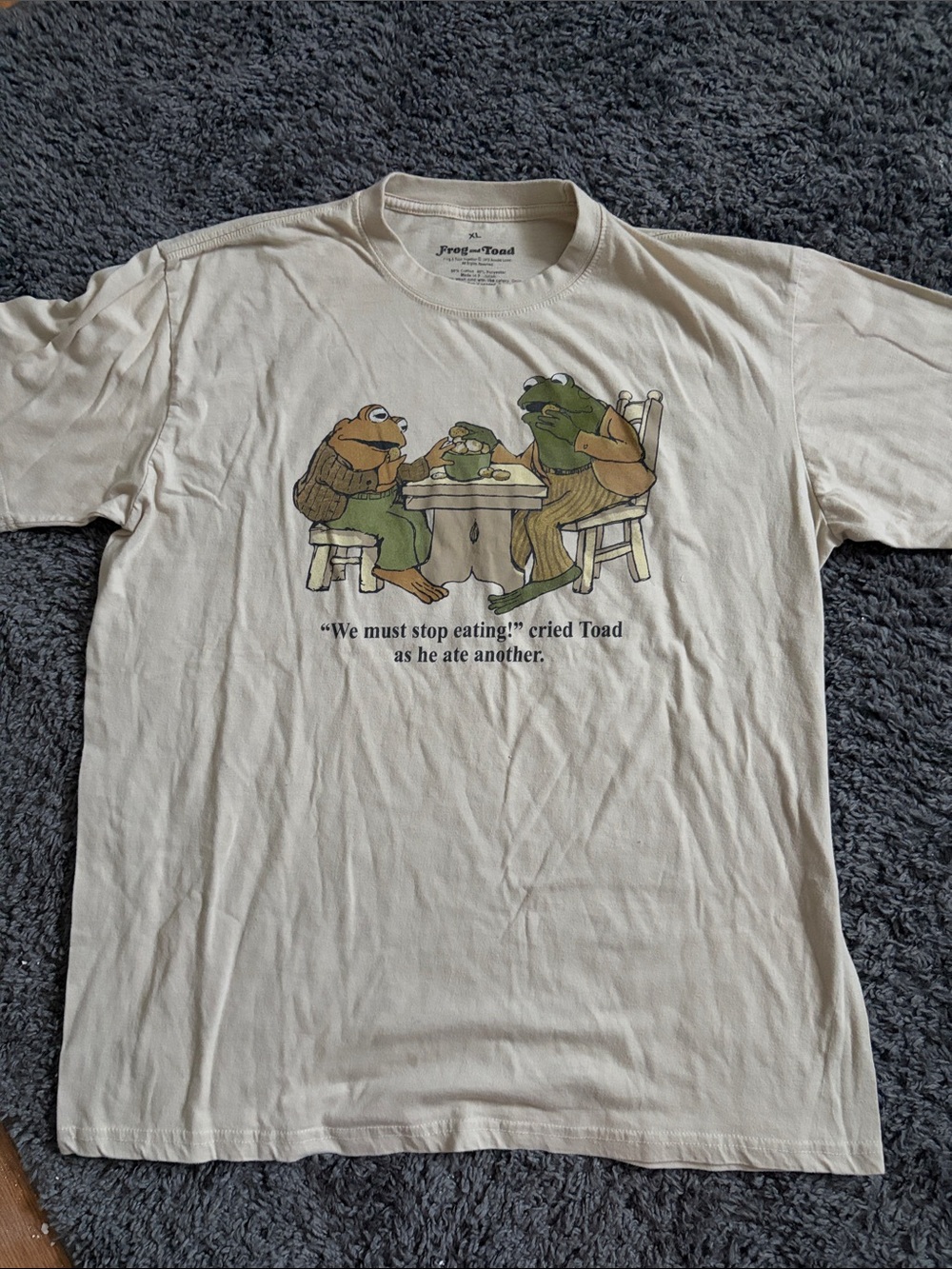 Frog and Toad Cream Graphic Short Sleeve Tee